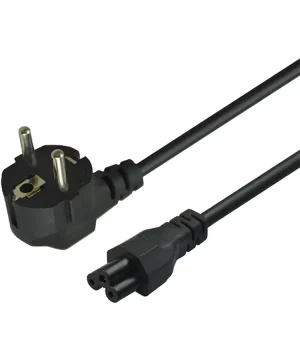 Many 2-Pin Black Laptop Power Cable # MTS-0022