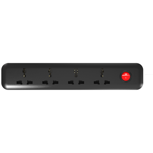 Walton Extension Socket 4 Point - 3 Meter - 2 Pin - Black White 1500 watt Multiplug - WES2P4E3M-02 - Image 2