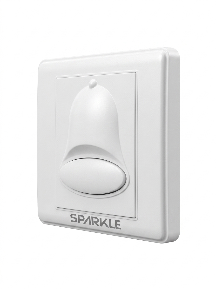 ACI Sparkle Falcon Series-Bell Push Switch- (White)-(10A, 250V) - Image 2