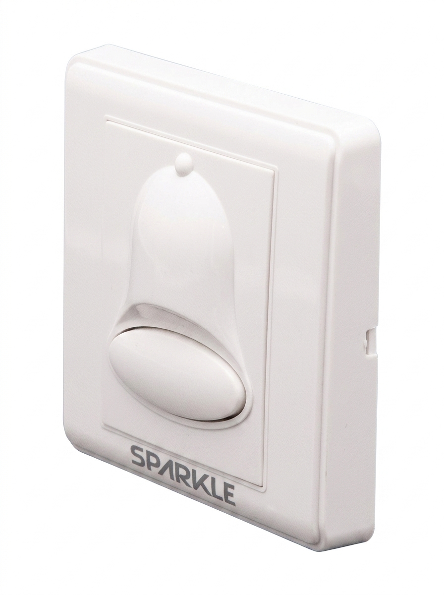 ACI Sparkle Falcon Series-Bell Push Switch- (White)-(10A, 250V) - Image 3