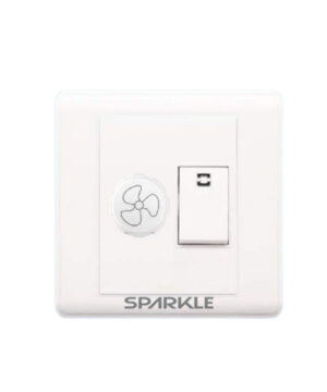 ACI Sparkle-Falcon Series-Fan Dimmer Switch(White)-500W, 250V-Modular Speed Controller