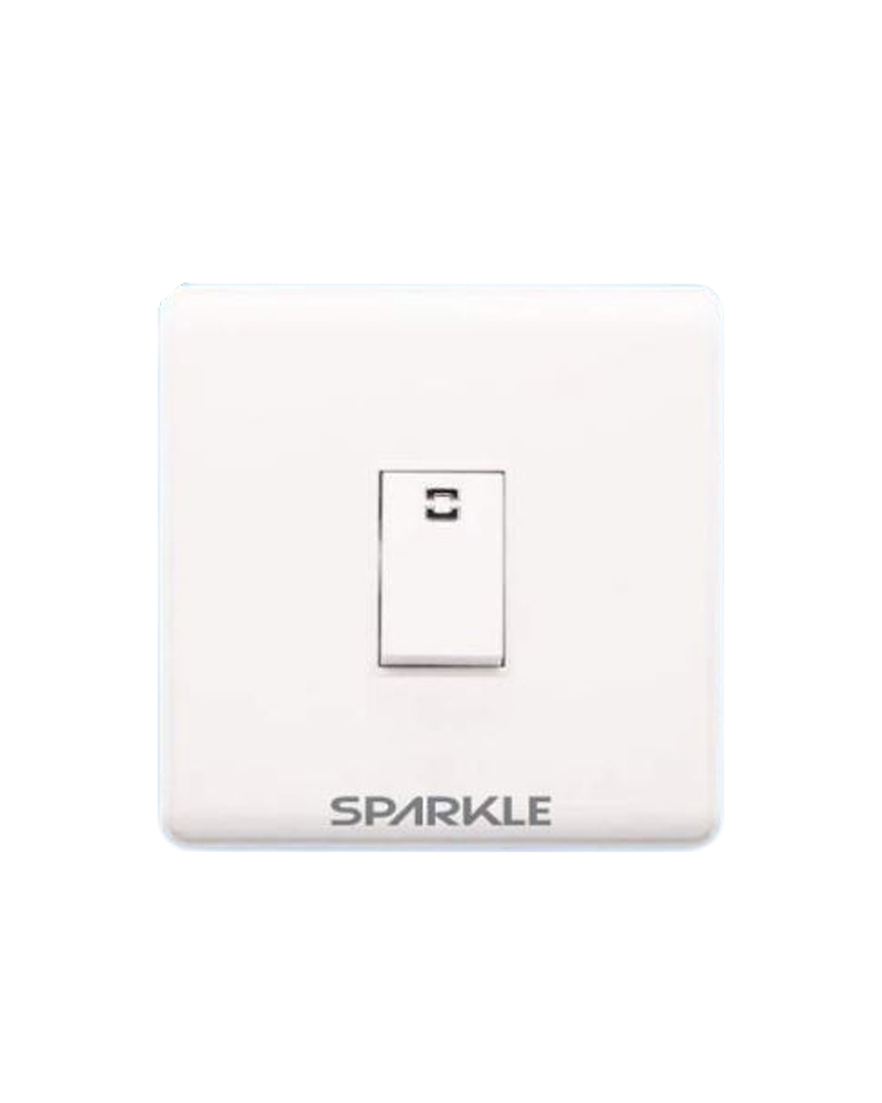 ACI Sparkle Falcon Series (White) 1 Gang 1 Way Switch (10A, 250V)