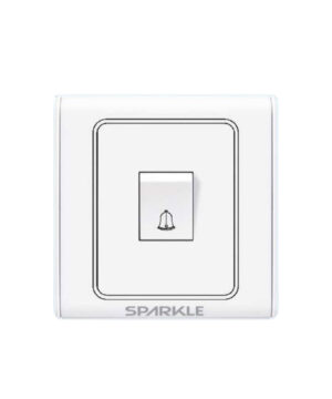 ACI Sparkle Gold Series-Bell Push Switch- (White)-(10A, 250V)