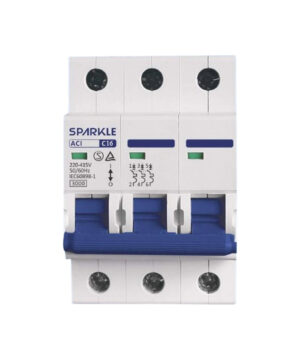 ACI Sparkle MCB 16A Triple Pole (TP) 220v C Curve