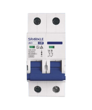 ACI Sparkle MCB 40A Double Pole (DP) 220v C Curve
