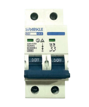 ACI Sparkle MCB 63A Double Pole (DP) 220v C Curve