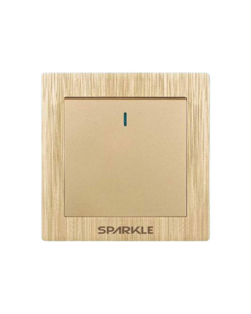ACI Sparkle Smart Series (Golden) -1 Gang 2 Way Switch (16A, 250V)