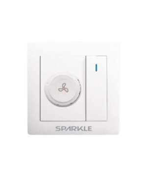 ACI Sparkle-Smart Series(White)-Fan Dimmer with Switch-400W, 250V-Modular Speed Controller