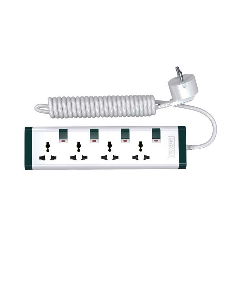 AKIJ ENOVAR 4S / 4-Socket Extension Socket with Switch