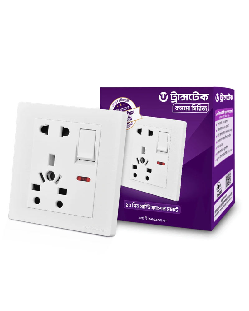 Transtec 10 Pin Multi Function Socket Cosmo Series