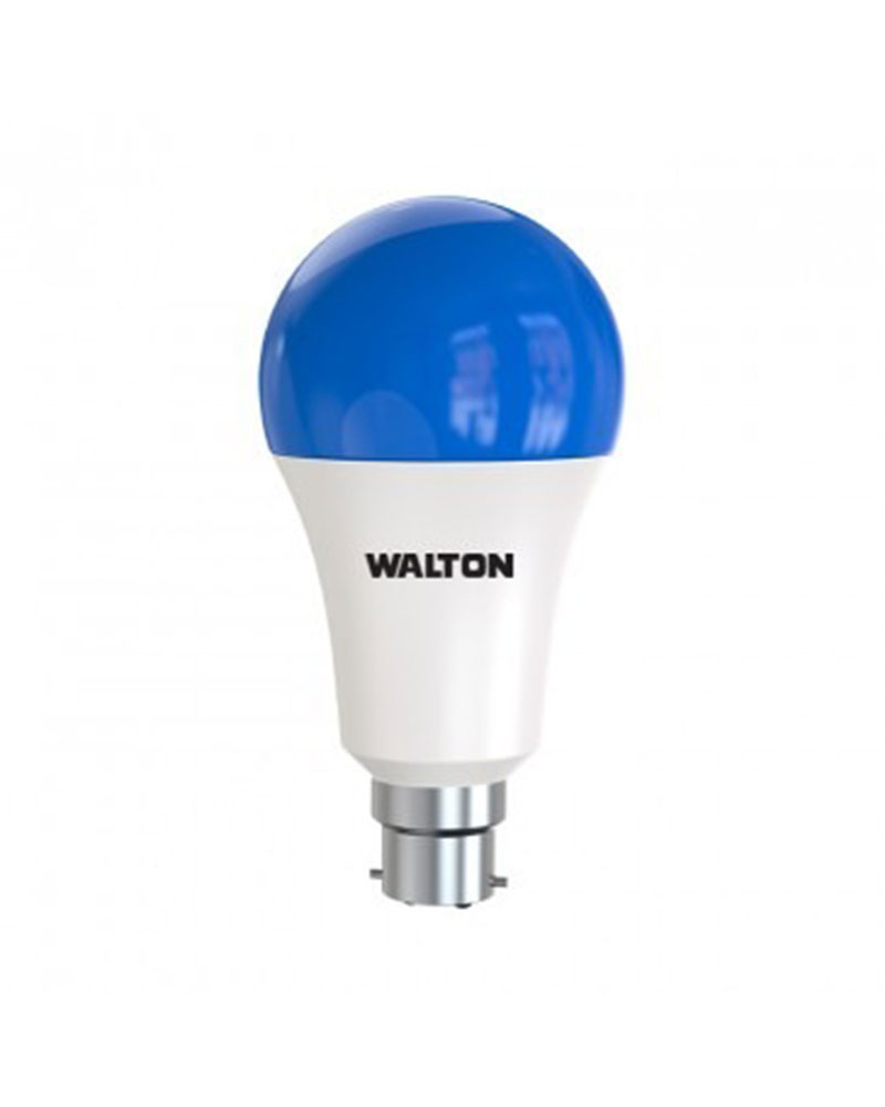 Walton WLED-RB7WB22 7W Blue Rainbow Series LED Bulb (B22 Pin Type)