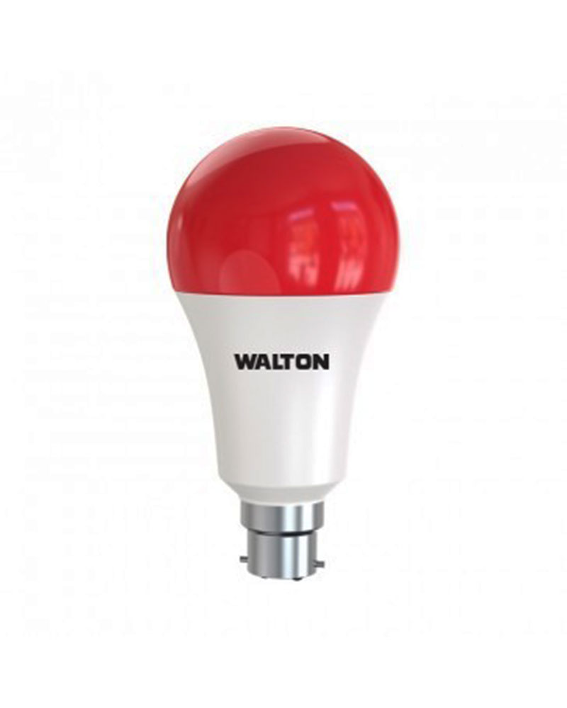 Walton WLED-RB7WB22 7W Red Rainbow Series LED Bulb (B22 Pin Type)