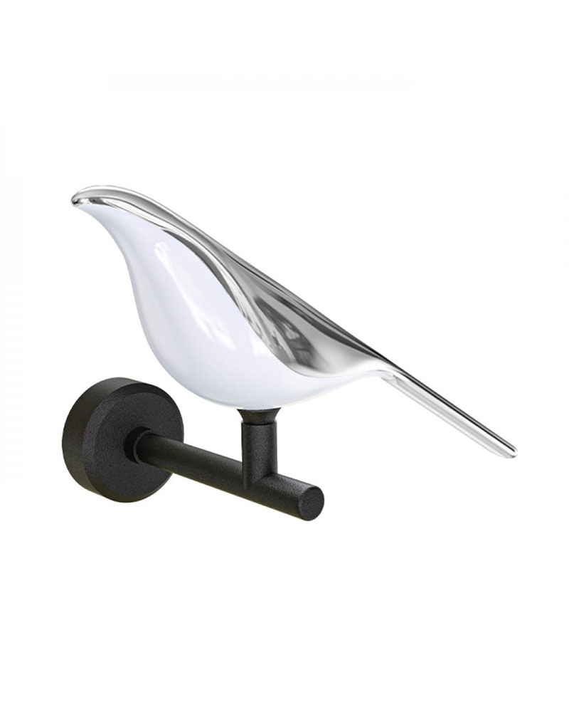 WALTON WLED-SLV-BIRD-5W Decorative Silver Bird LED Wall Lamp