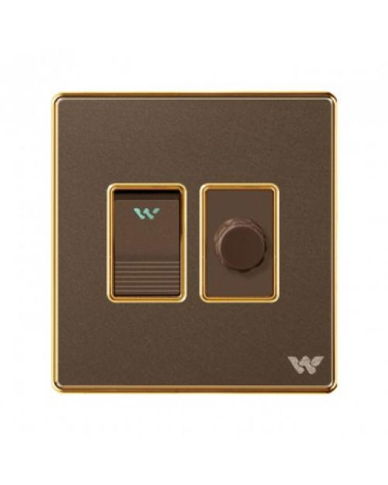 Walton Radium Indicator Premio Series Fan Regulator with Switch – 250V 300W – WPFR