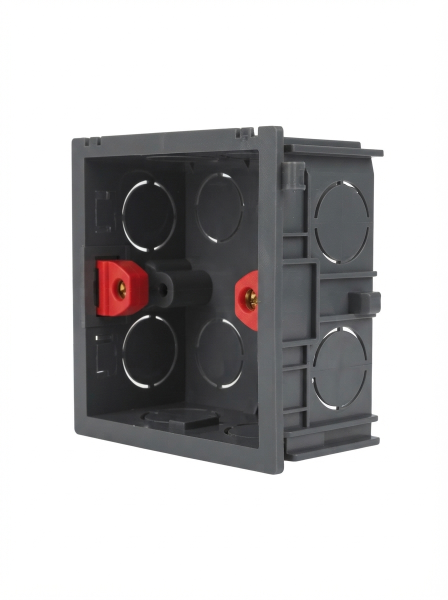 Walton- 1-Gang PVC Concealed Wall Box - Matte Black -WPCB1G (Black) - Image 3