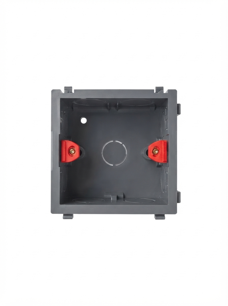 Walton- 1-Gang PVC Concealed Wall Box - Matte Black -WPCB1G (Black) - Image 4