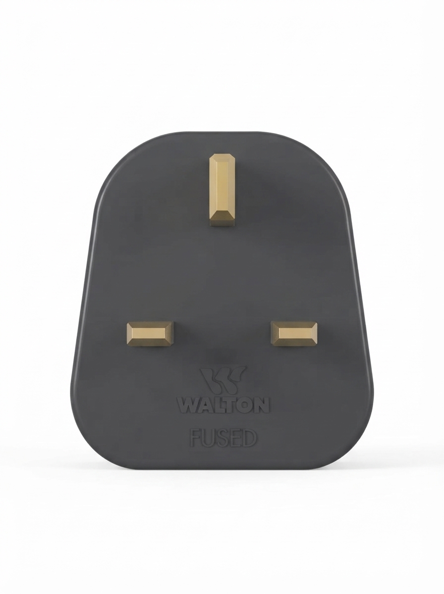 Walton 3Pin Plug (13A)-Black -WRP13A-13A Rewireable Plug - Image 4