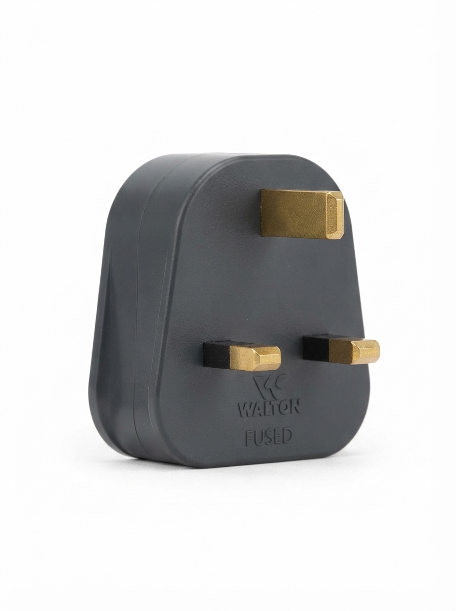 Walton 3Pin Plug (13A)-Black -WRP13A-13A Rewireable Plug - Image 3