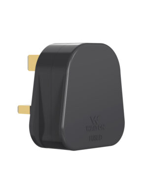 Walton 3Pin Plug (13A)-Black -WRP13A-13A Rewireable  Plug