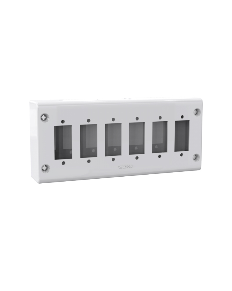 Walton-(6 Hole Piano Box)- W6HPB-2-6H Piano Box