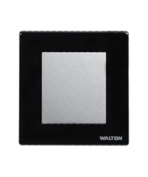 Walton Crystal Series Blank Plate – Black – 85 x 89 mm – WCBP