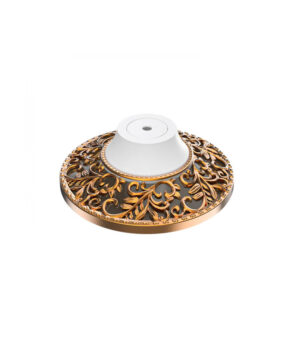 Walton-Holder- Golden & white - Fancy Ceiling Rose-WFCR