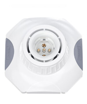 Walton - Octagonal Combo Lamp Holder WOCLH-2 White