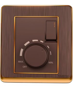 Walton Radium Indicator Crown Series Fan Regulator with Switch – 250V 300W – WCNFSR1