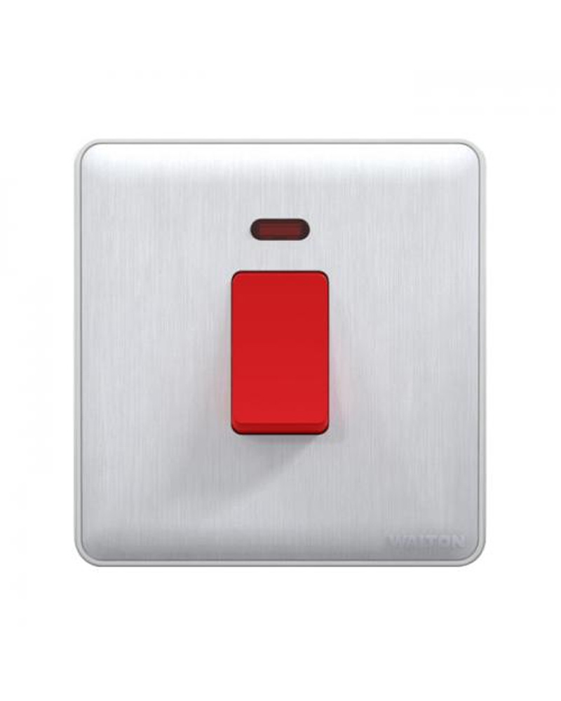 Walton Radium Indicator Glory Series 45A DP Switch with Indicator – 250V 45A – WGDPS45W