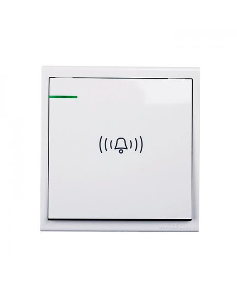 Walton Radium Indicator Trust Series Door Bell Switch – White – 250V 16A – 85 x 89 mm – WTDBSW (White)