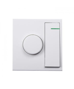 Walton Radium Indicator Trust Series Fan Speed Regulator With Switch – White – 250V 16A – 85 x 89 mm – WTFRW (WHITE)