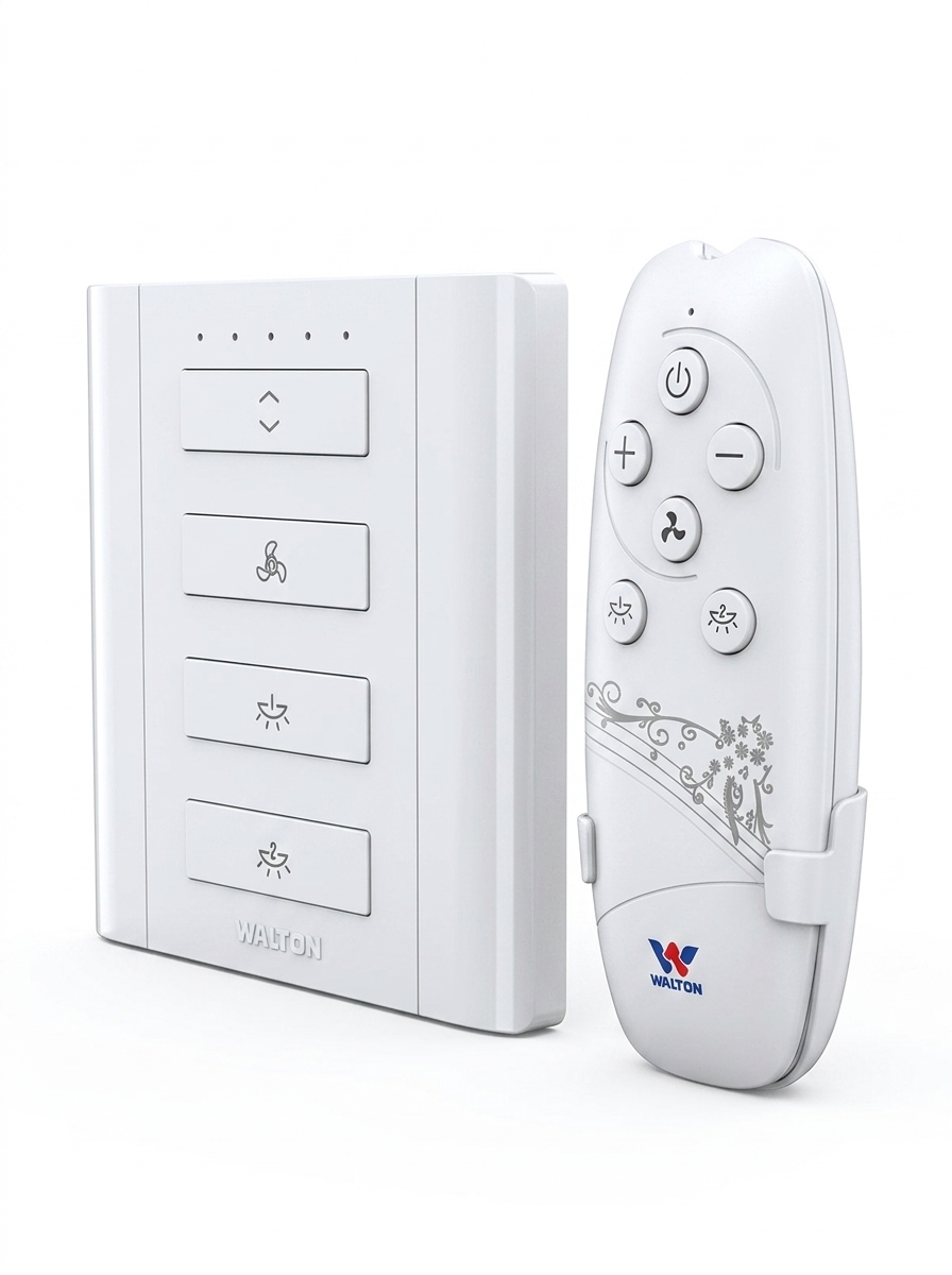 Walton- WRCSRF.01 (White) Remote Control Switch (RF)(1 Fan & 2 Light) - Image 3