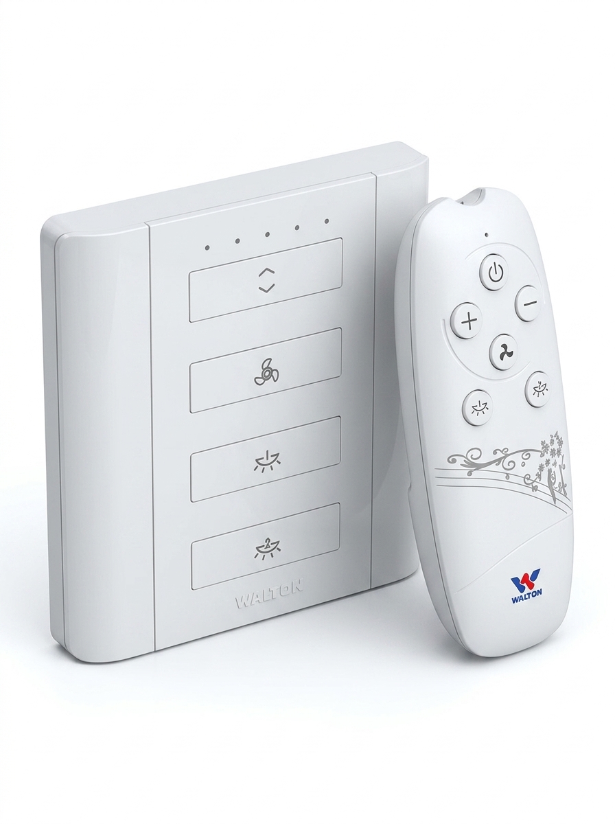 Walton- WRCSRF.01 (White) Remote Control Switch (RF)(1 Fan & 2 Light) - Image 2