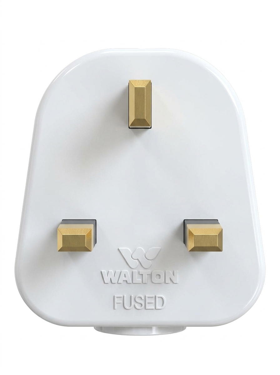 Walton-White-3Pin Plug (13A) -WRP13A-13A Rewireable Plug - Image 4