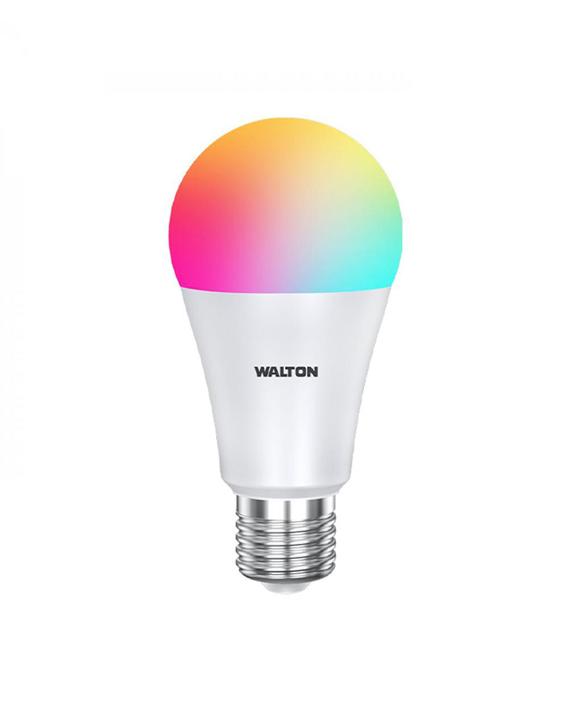 WALTON WLED-SMART-WIFI-12WE27 12W RGB Smart Wi-Fi LED Bulb (E27 Screw Type)