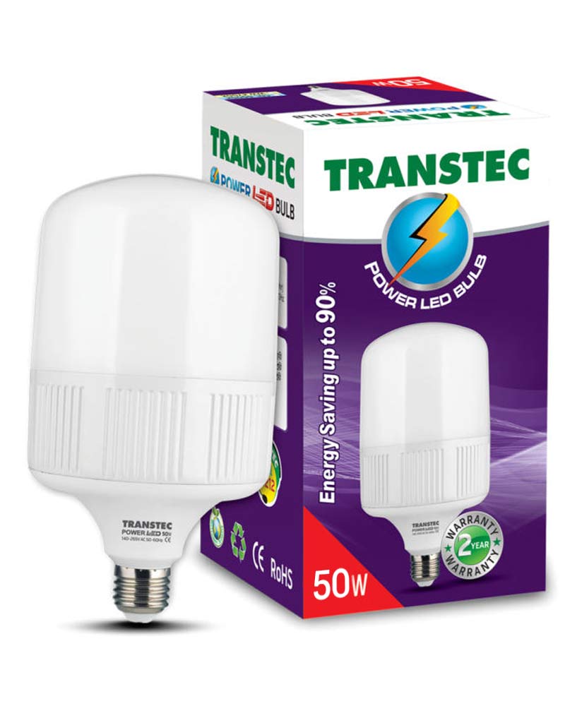Transtec Power LED Bulb 50 Watts B22/E27