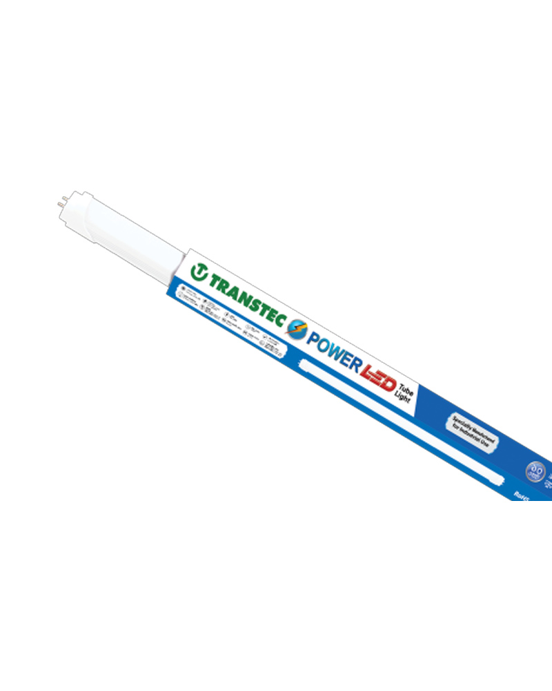 Transtec Power TL LED Tube Light 10 Watts 0.5PF 900LM T8 2FT