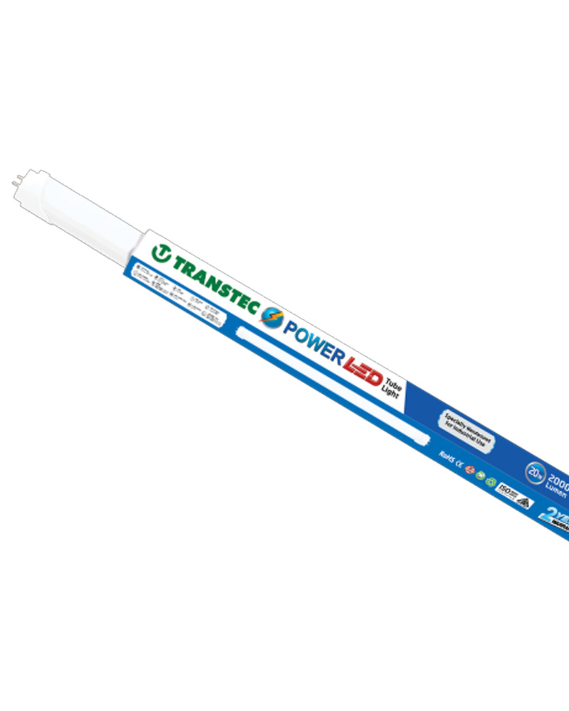 Transtec Power TL LED Tube Light 20 Watts 0.5PF 2000LM T8 4FT