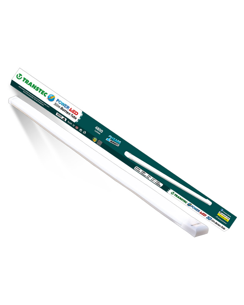 Transtec Slim Batten LED Tube light 20 Watts 2FT Square