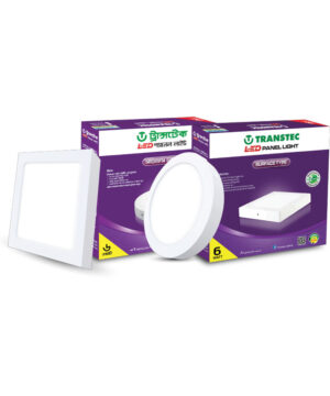 Transtec Surface LED Panel light 6 watts Sqr./Round
