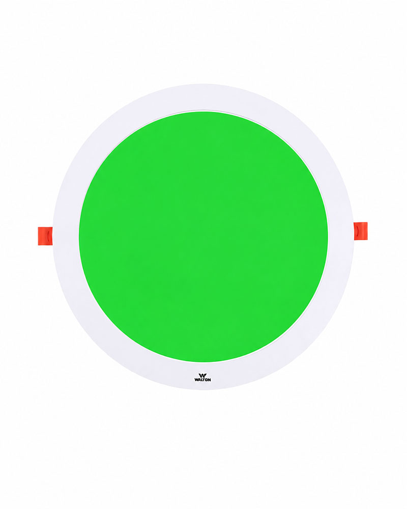 Walton WLED-ELITE-DLR170-12W 12W Elite Series Round Surface Mounted LED Panel Light (Green)