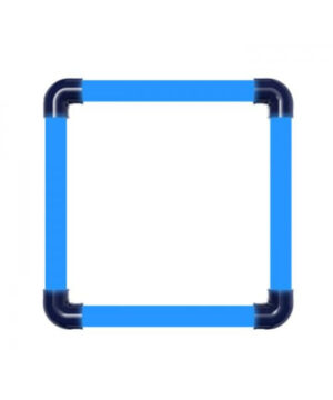 WALTON WLED-PS-T8GRID-SQ0.5F-10W Square Blue Grid Panel Light