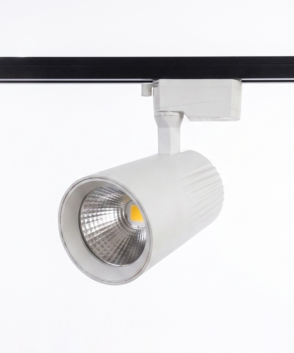 Tokyoplus Track Light 40w, 30w, 20w, 10w - Spot Light - 3000k - 6500k Temp - 360 Degree - Black - White Body - Image 2
