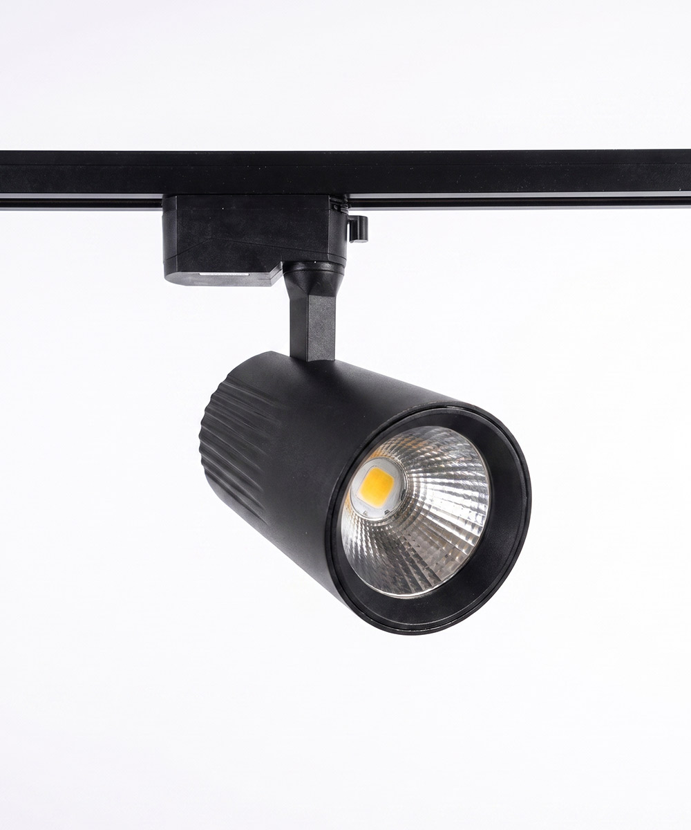 Tokyoplus Track Light 40w, 30w, 20w, 10w - Spot Light - 3000k - 6500k Temp - 360 Degree - Black - White Body - Image 3