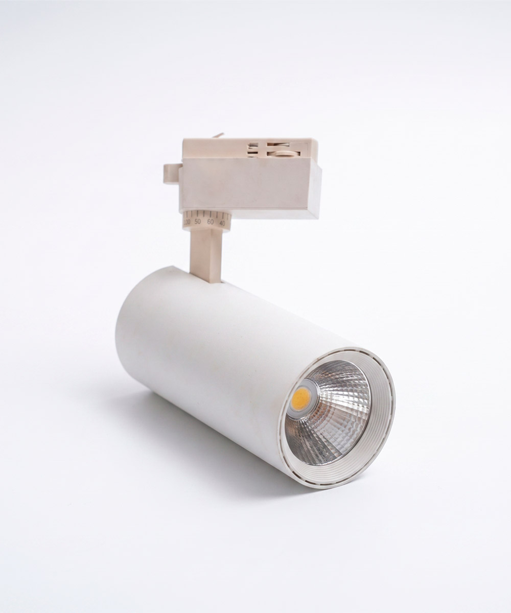 Tokyoplus Track Light - Spot Light 40w, 30w, 20w, 10w - 3000k - 6500k Temp - 360 Degree - Black - White Body - Image 3