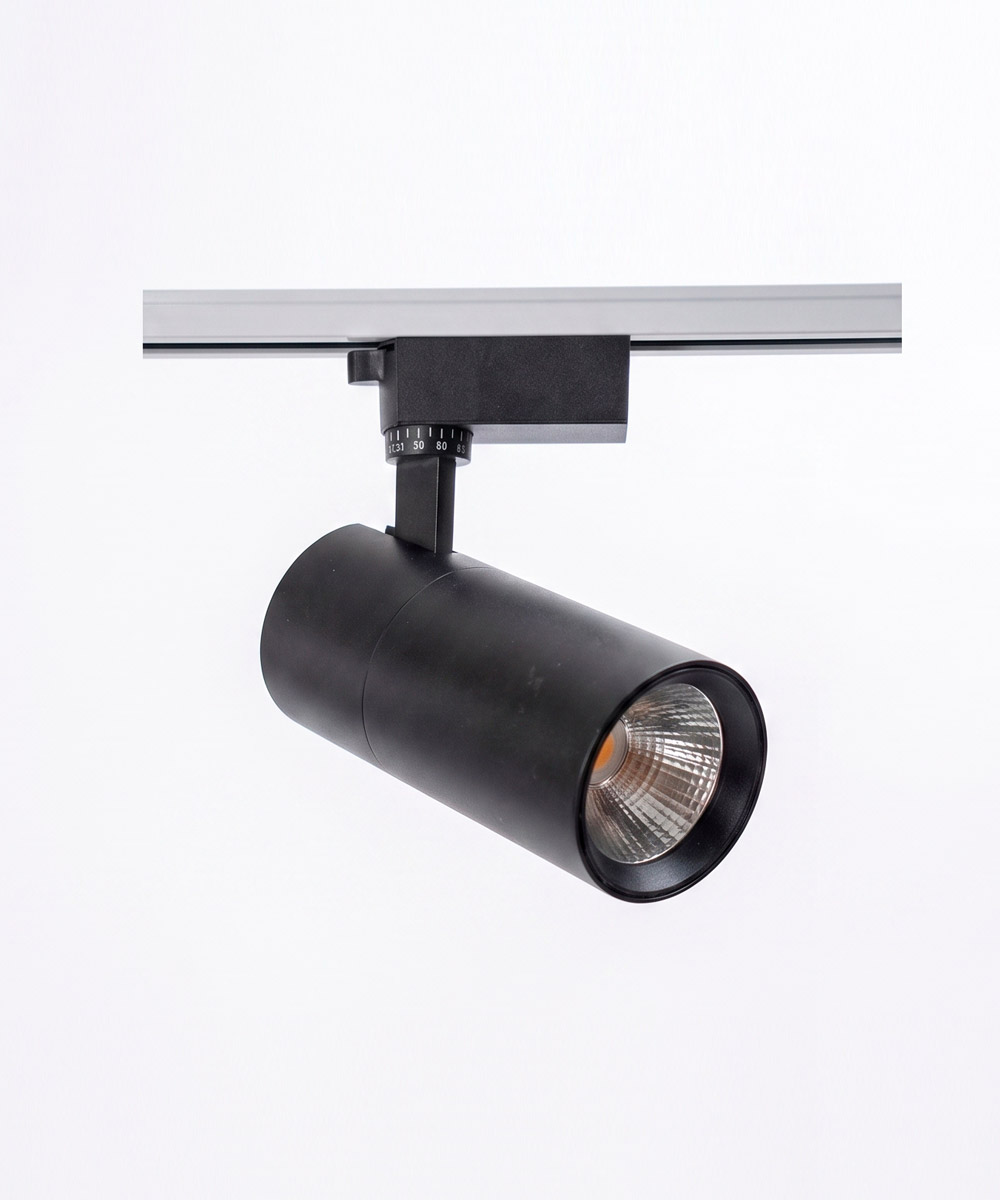 Tokyoplus Track Light - Spot Light 40w, 30w, 20w, 10w - 3000k - 6500k Temp - 360 Degree - Black - White Body - Image 2
