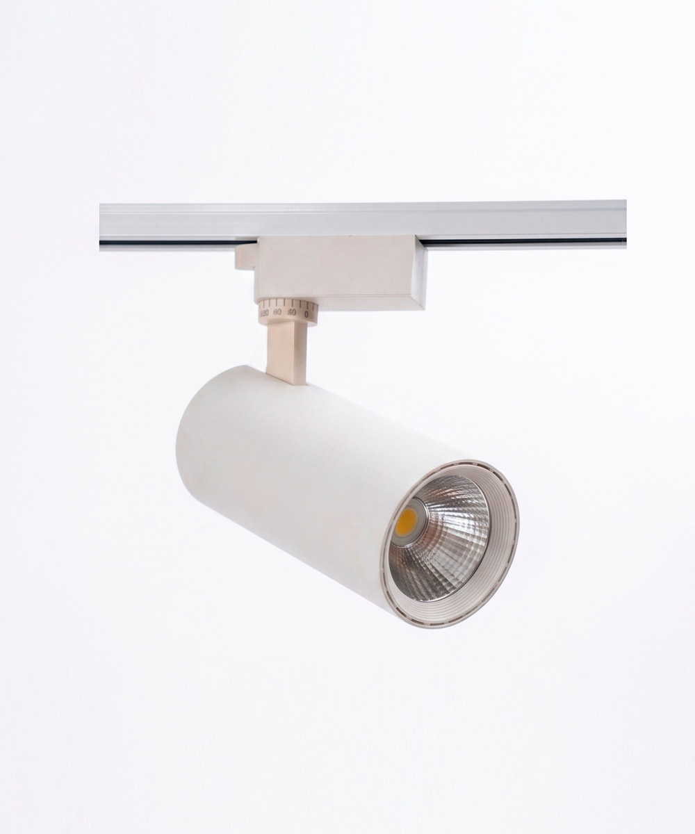 Tokyoplus Track Light - Spot Light 40w, 30w, 20w, 10w - 3000k - 6500k Temp - 360 Degree - Black - White Body - Image 4